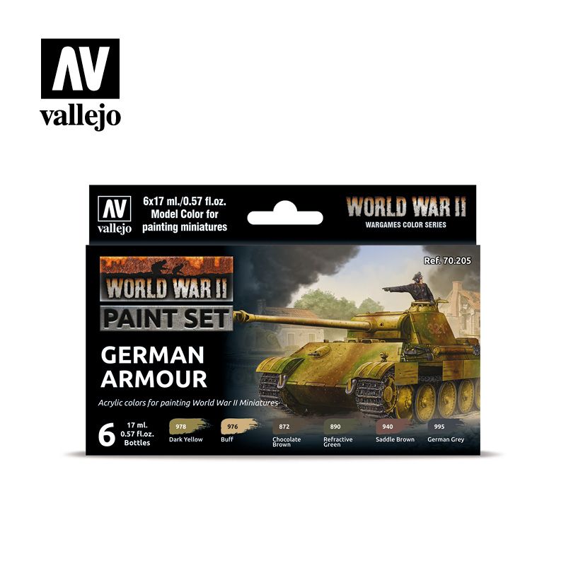 70205 Model Color Set - WWII German Armour (6)