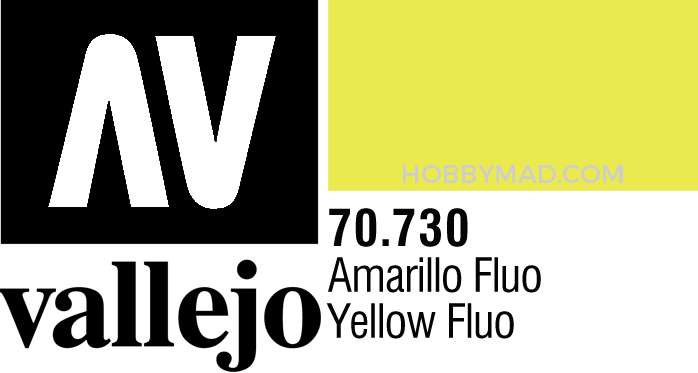 70730 Model Colour - Yellow Fluo 17ml