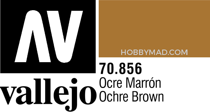 70856 Model Colour - Ochre Brown 17ml