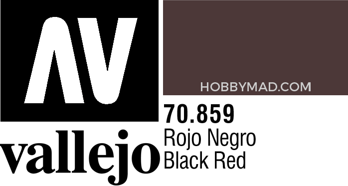 70859 Model Colour - Black Red 17ml