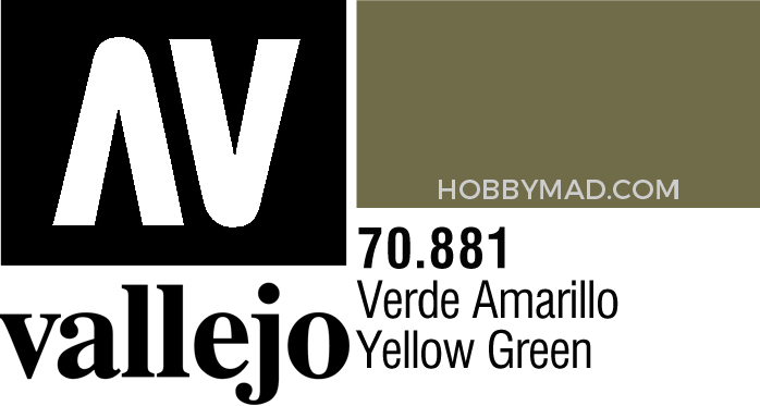 70881 Model Colour - Yellow Green 17ml