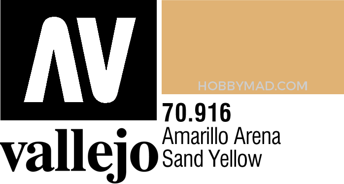 70916 Model Colour - Sand Yellow 17ml