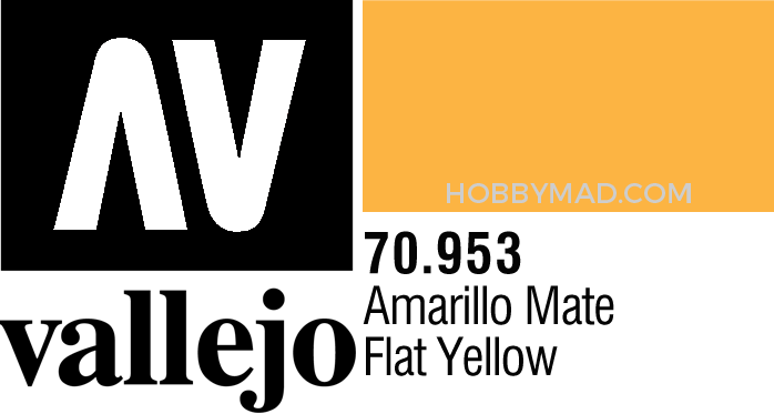 70953 Model Colour - Flat Yellow 17ml