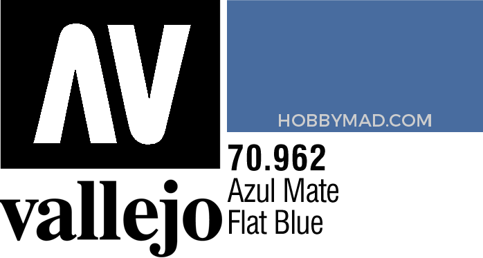 70962 Model Colour - Flat Blue 17ml