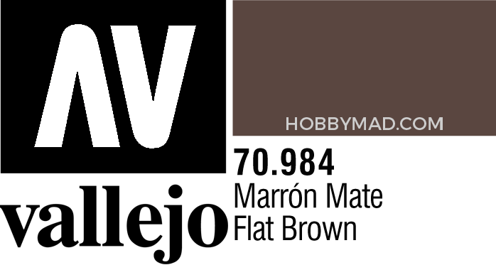 70984 Model Colour - Flat Brown 17ml