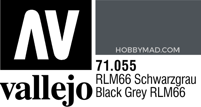 71055 Model Air - Black Gray RLM66 17ml