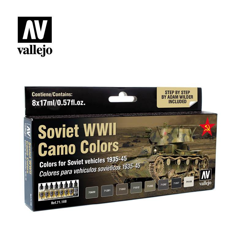 71188 Model Air Set - Soviet WWII Camo Colors (8)