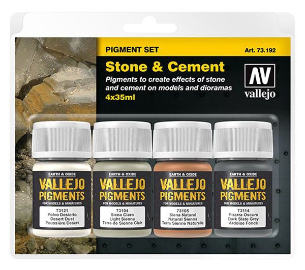 73192 Pigments Set - Stone & Cement