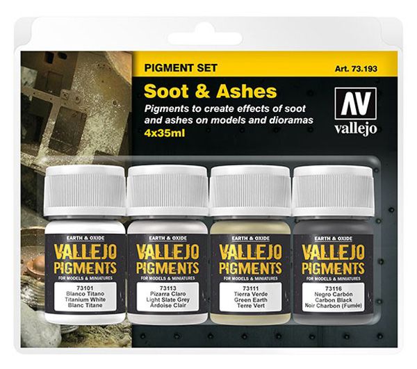 73193 Pigments Set - Soot & Ashes