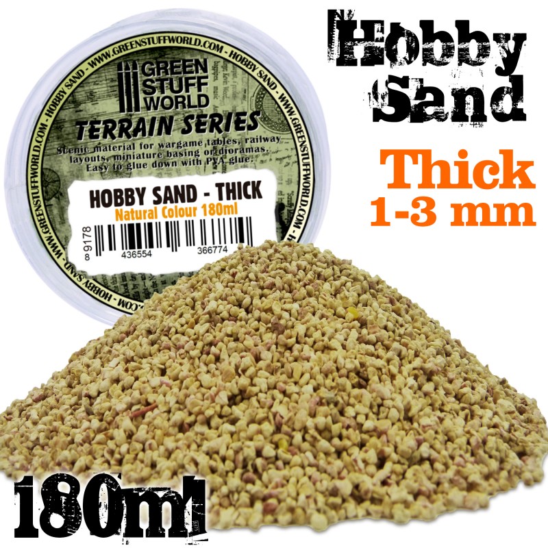 Thick Hobby Sand 180ml - Natural