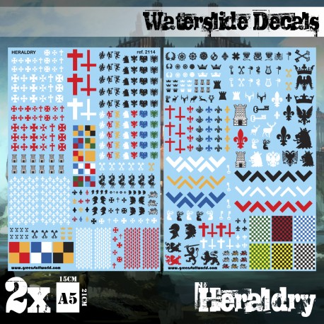 Waterslide Decals - Heraldry