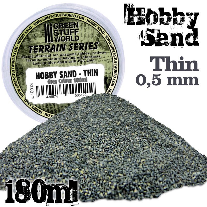 Fine Hobby Sand 180ml - Grey