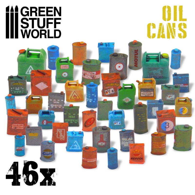 46x Resin Oil Cans
