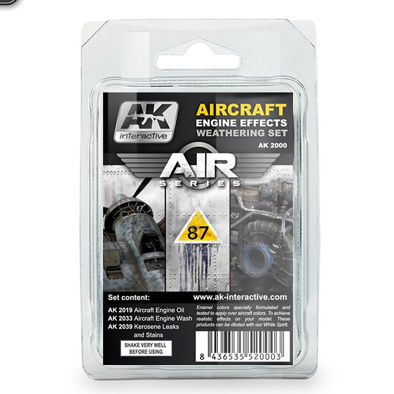 AIRCRAFT ENGINE EFFECTS - WEATHERING SET