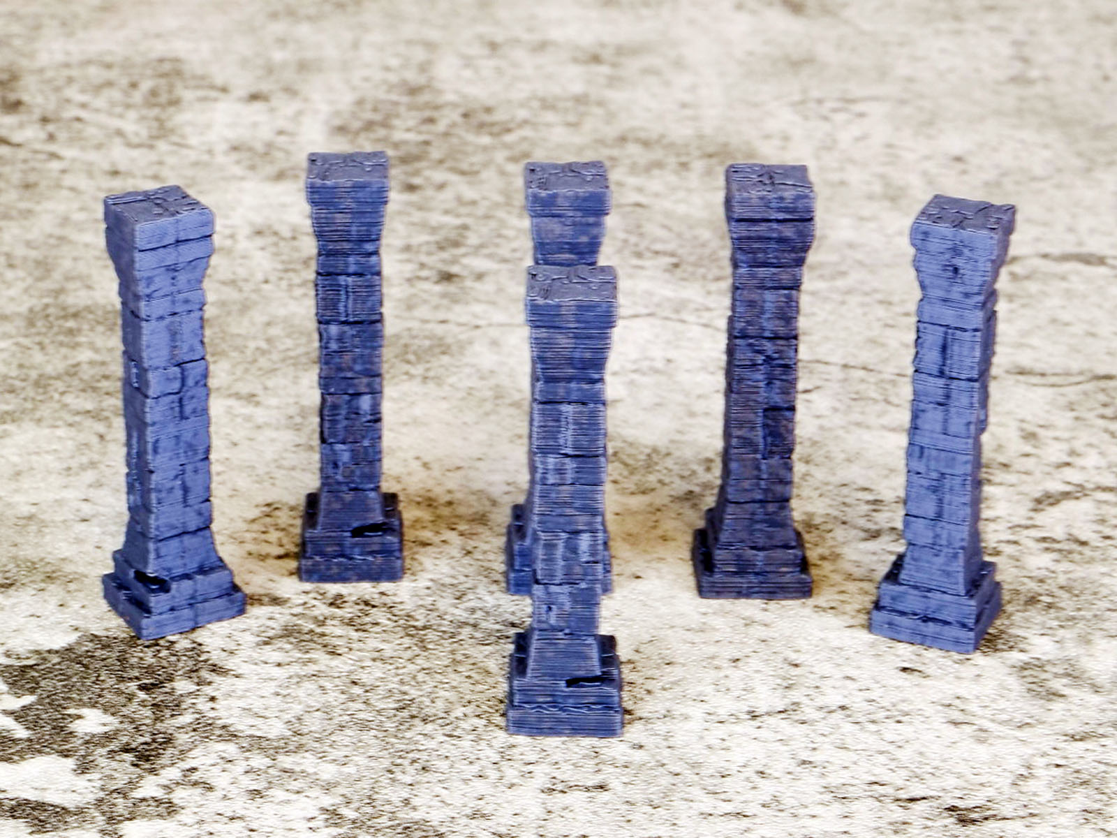 Stone Pillars, Ashborne, Suitable for 28mm wargaming