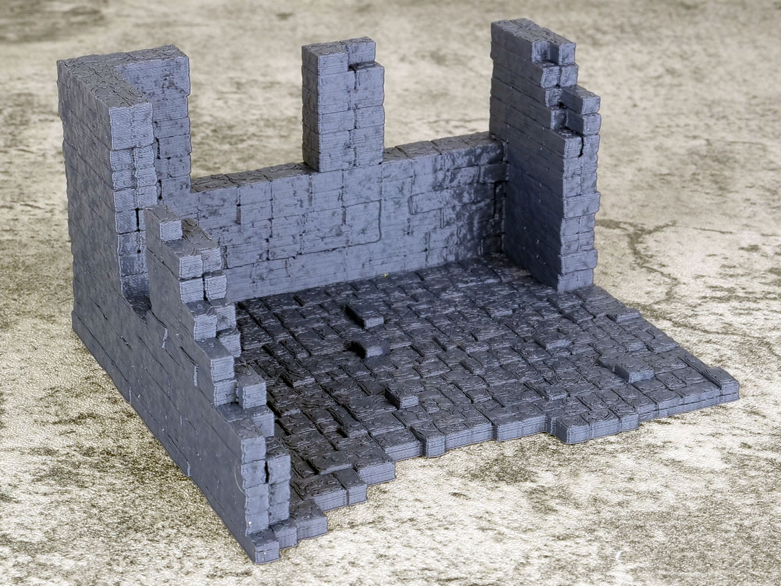 Ruined Building 4, Ashborne, Suitable for 28mm wargaming