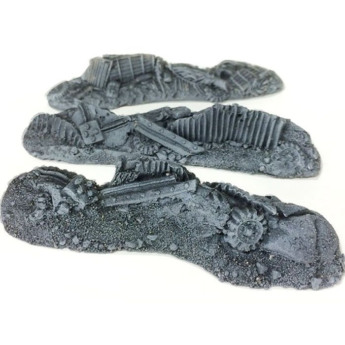 BATTLEZONE 25/28MM ASSORTED BARRICADES (PACK OF 3)