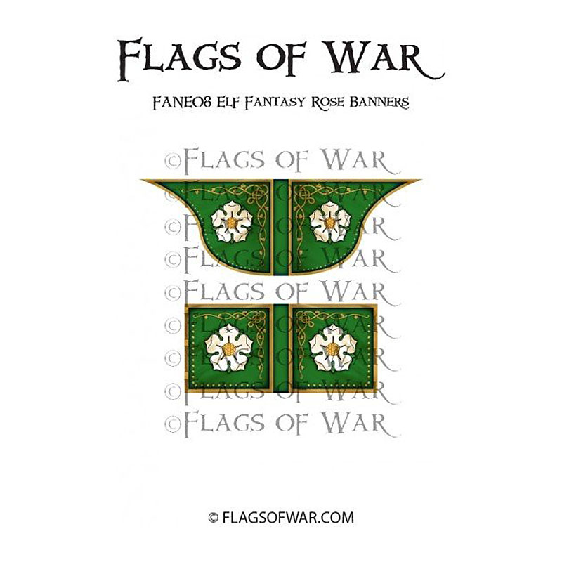 Elf Fantasy Rose Banners
