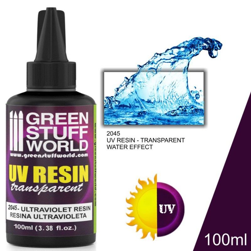 UV Resin, Water Effect, Transparent, 100ml