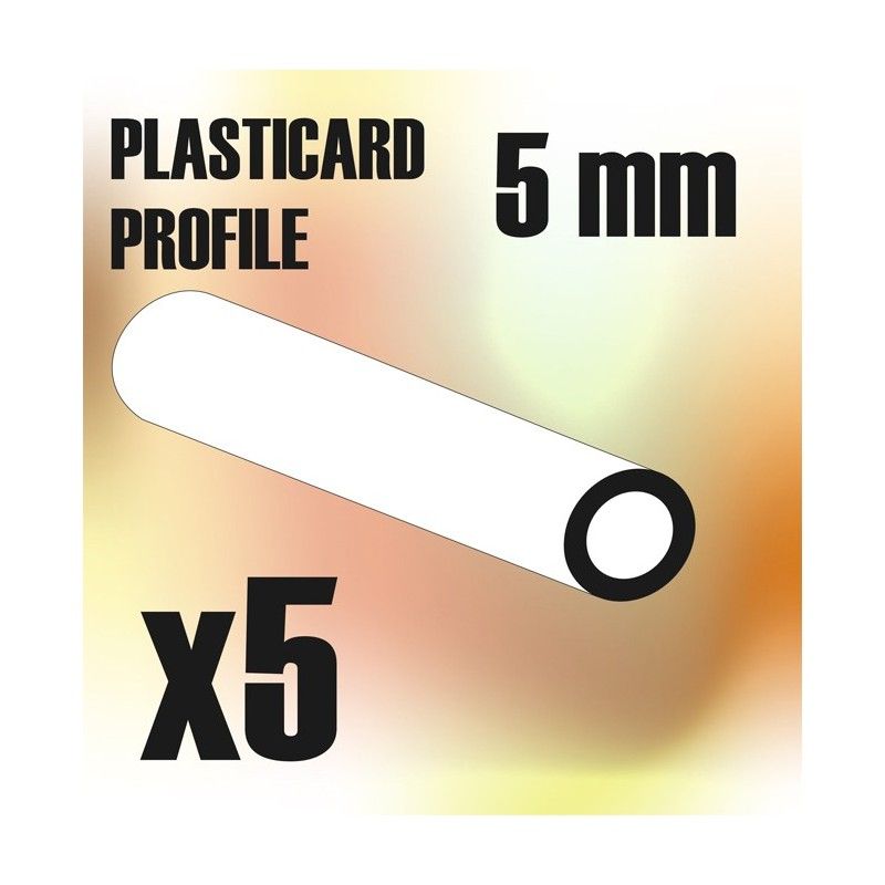ABS Plasticard - Pipeline Tube, 5mm