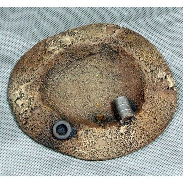 BOMB CRATER, READY PAINTED, 28MM