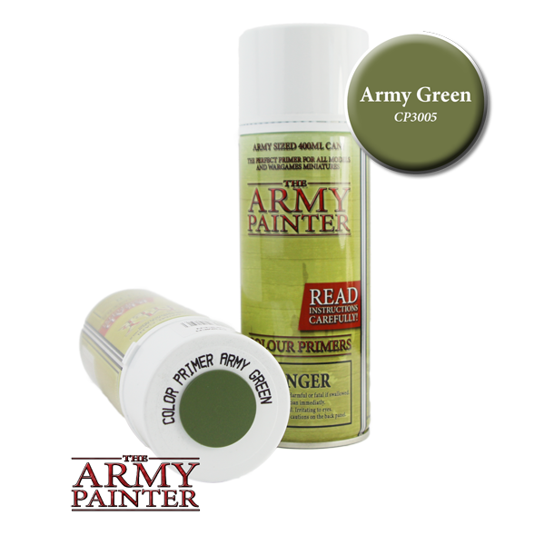 Colour Primer Spray - Army green, 400ml