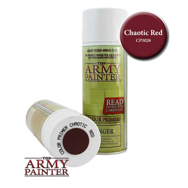 Colour Primer Spray - Chaotic Red, 400ml