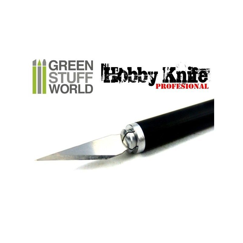 Hobby Knife, Professional, Metal, Black Handle