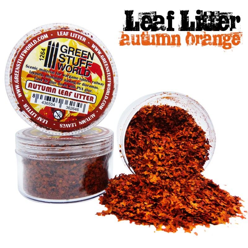 Leaf Litter, Autumn Orange