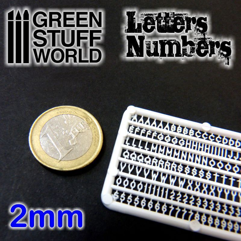 Letters & Numbers, 2mm