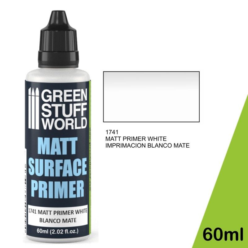 Matt Surface Primer, White, 60ml