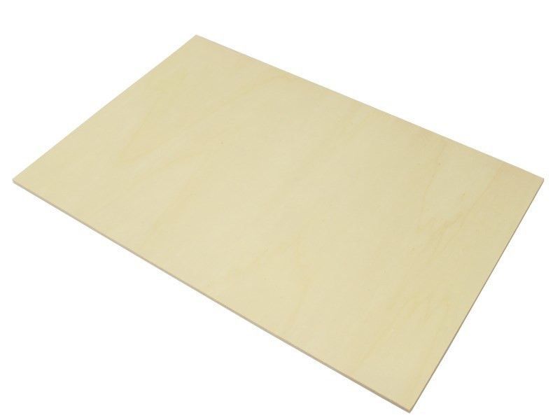 Poplar Plywood, 3mm, 600x400mm sheet
