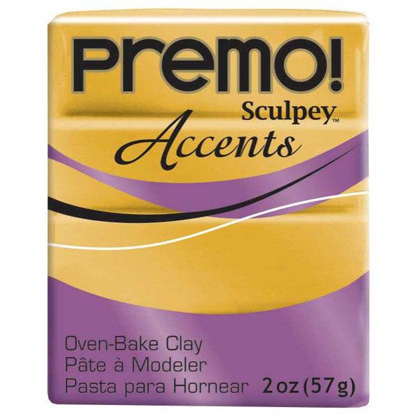 Premo Sculpey Accents - 18K Gold, 57g