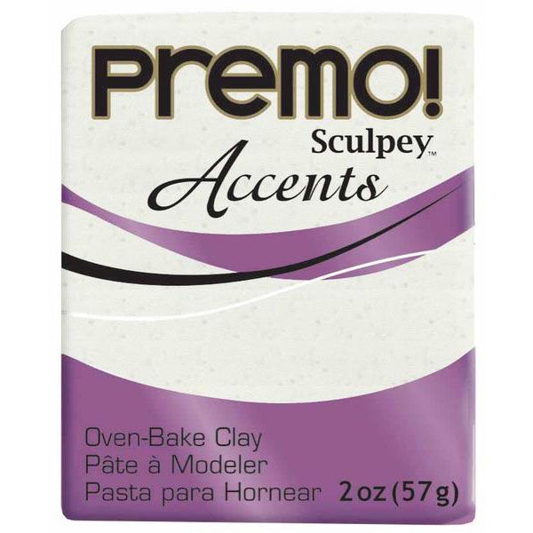 Premo Sculpey Accents - Frost White Glitter, 57g