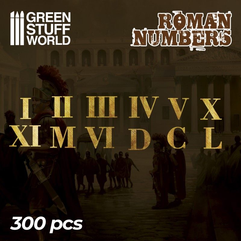 Roman Numerals, 300 letters