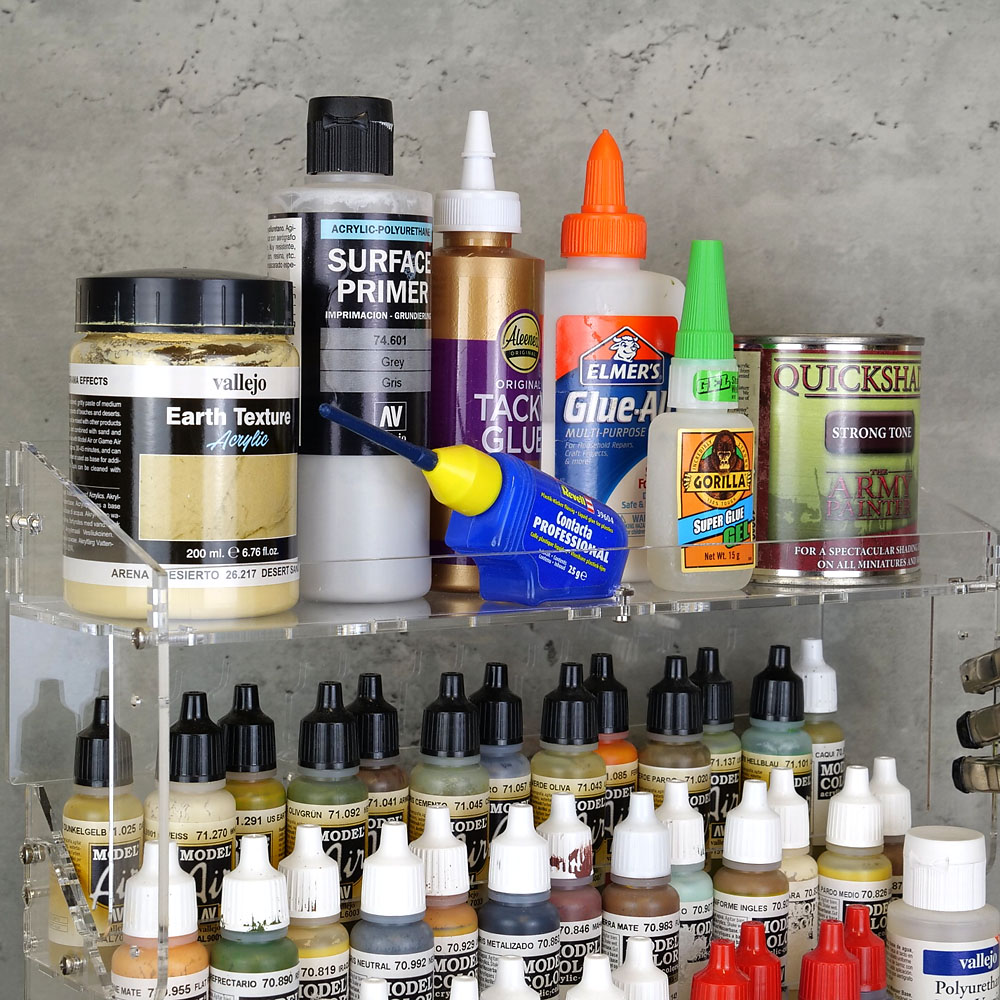 HobbyMad Universal Paint Rack - Utility Shelf Module