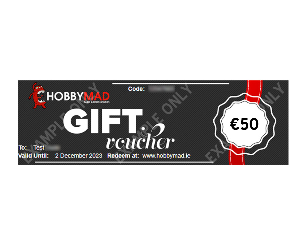 Hobbymad Gift Voucher Hobbymad.ie