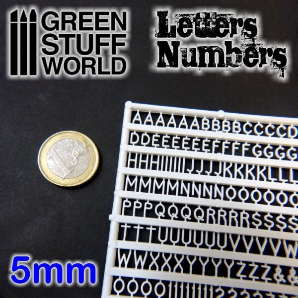Letters & Numbers, 5mm