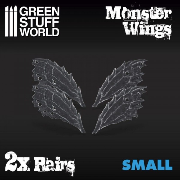 Monster Wings, Resin, Small, 2 Pairs