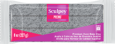 Premo Sculpey - Gray Granite, MEDIUM BLOCK 227g, 8oz