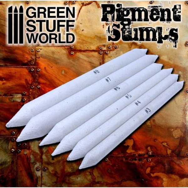 Pigment Blending Stumps, Set of 8