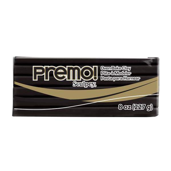 Premo Sculpey - Black, MEDIUM BLOCK 227g