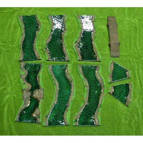 RIVER SET DELUXE, READY PAINTED, 28MM
