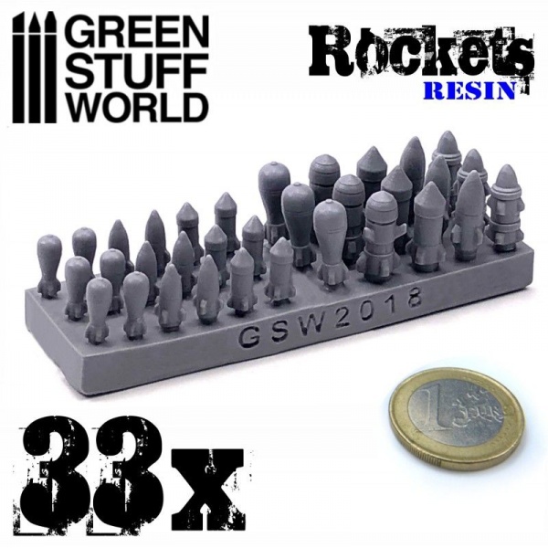 Rockets & Missiles, Resin