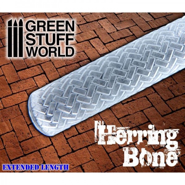 Rolling Pin Herringbone