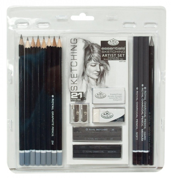 ROYAL & LANGNICKEL SKETCHING PENCIL SET