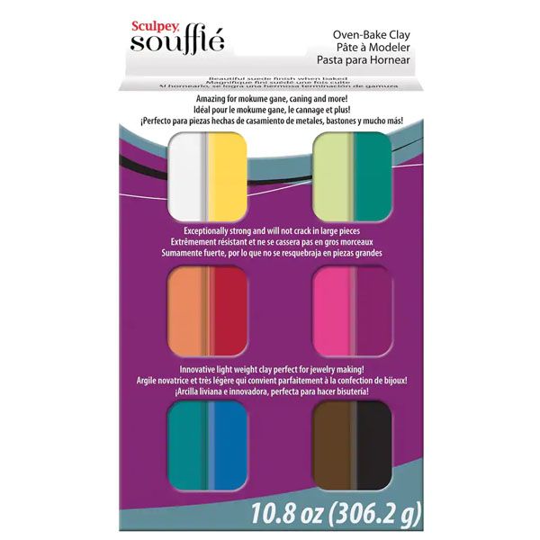Sculpey Souffle Sampler Multipack, 12x28g