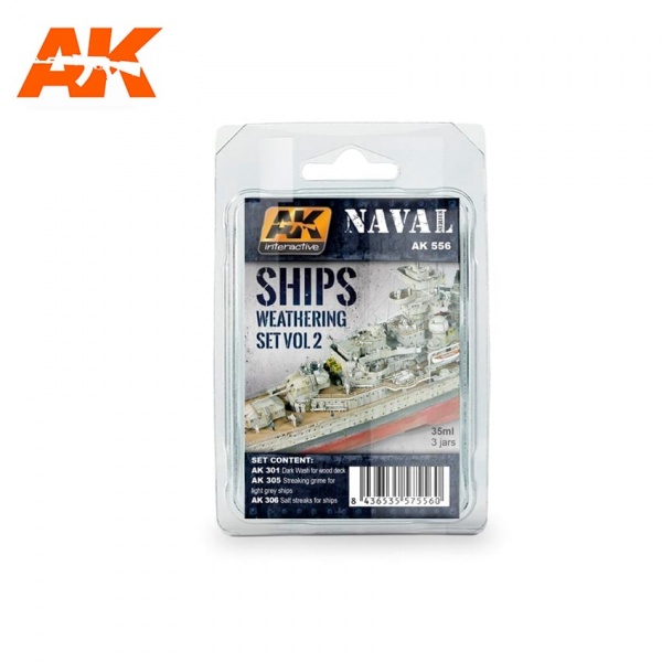 SHIPS WEATHERING SET VOL. 2, 3x35ml