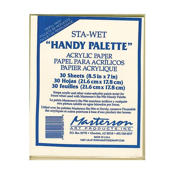 STA-WET HANDY PALETTE ACRYLIC PAPER REFILL