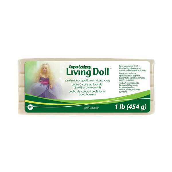 Super Sculpey Living Doll - Light, 454g